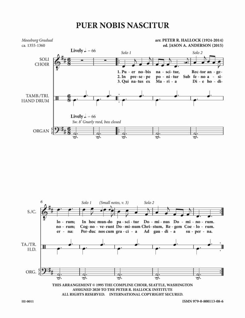 Puer nobis nascitur