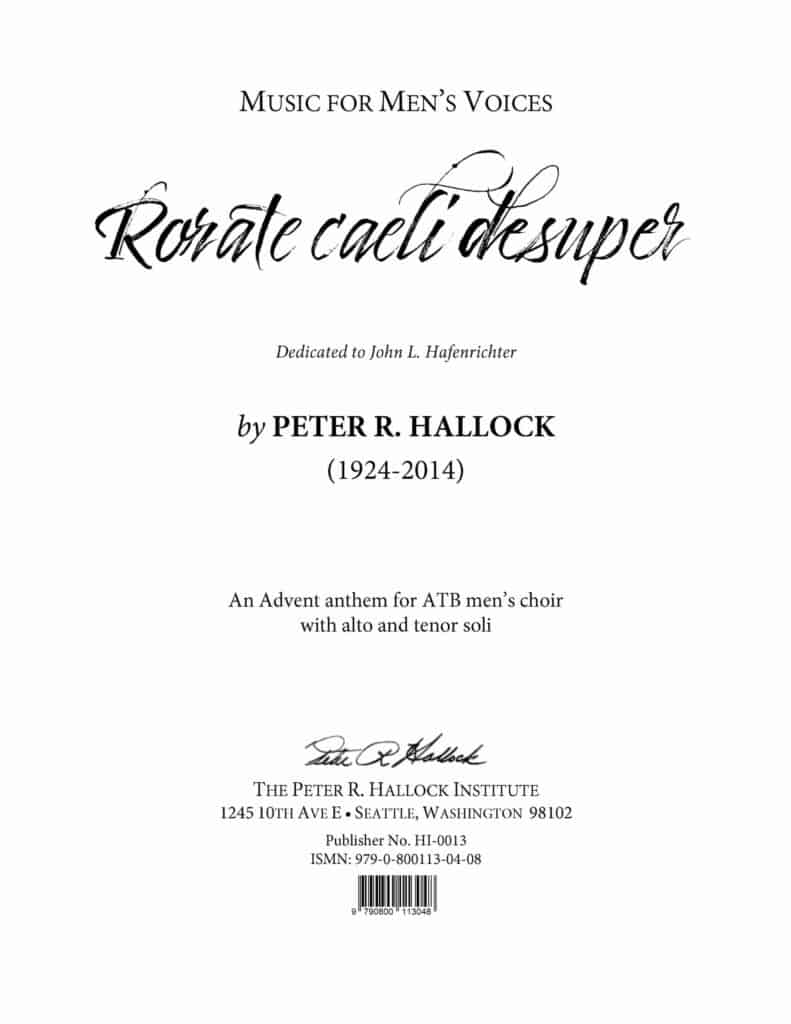 Rorate caeli desuper