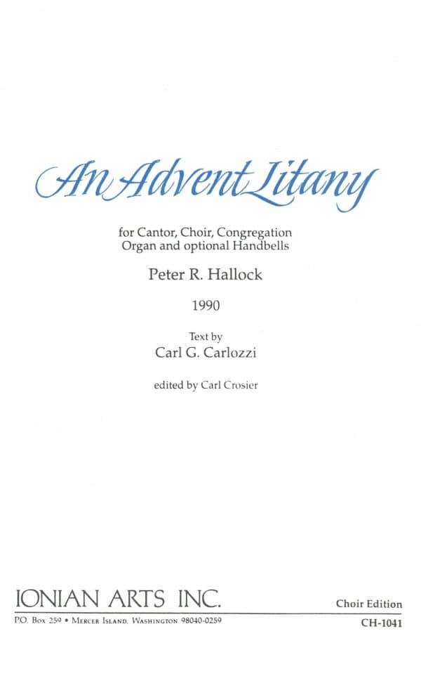 an advent litany
