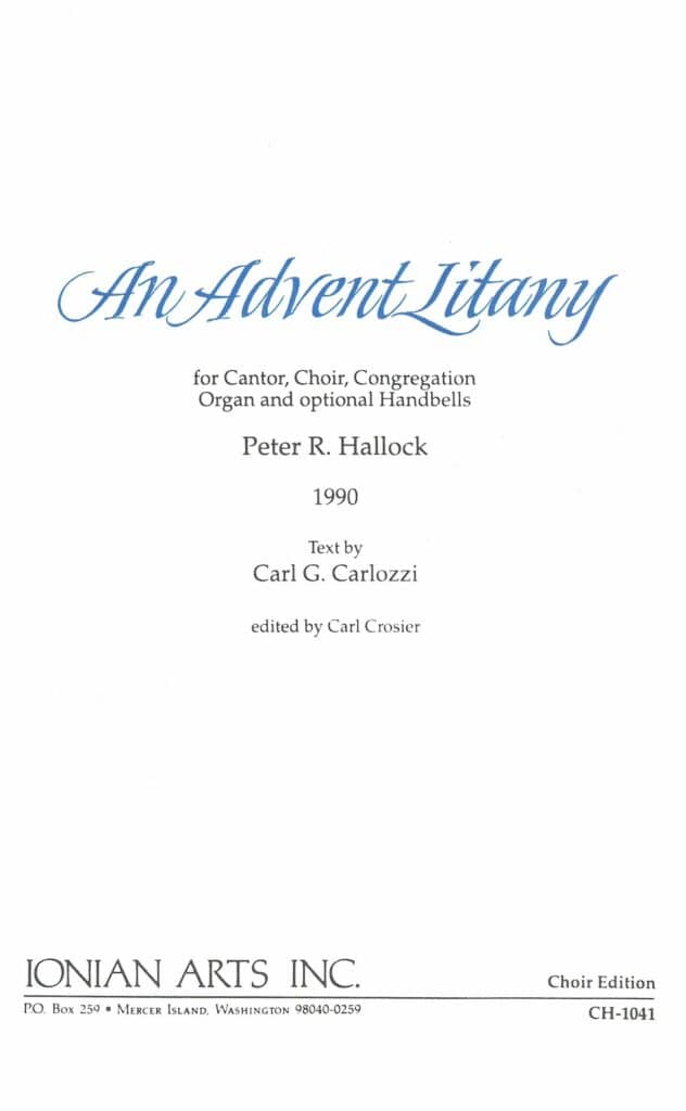 an advent litany