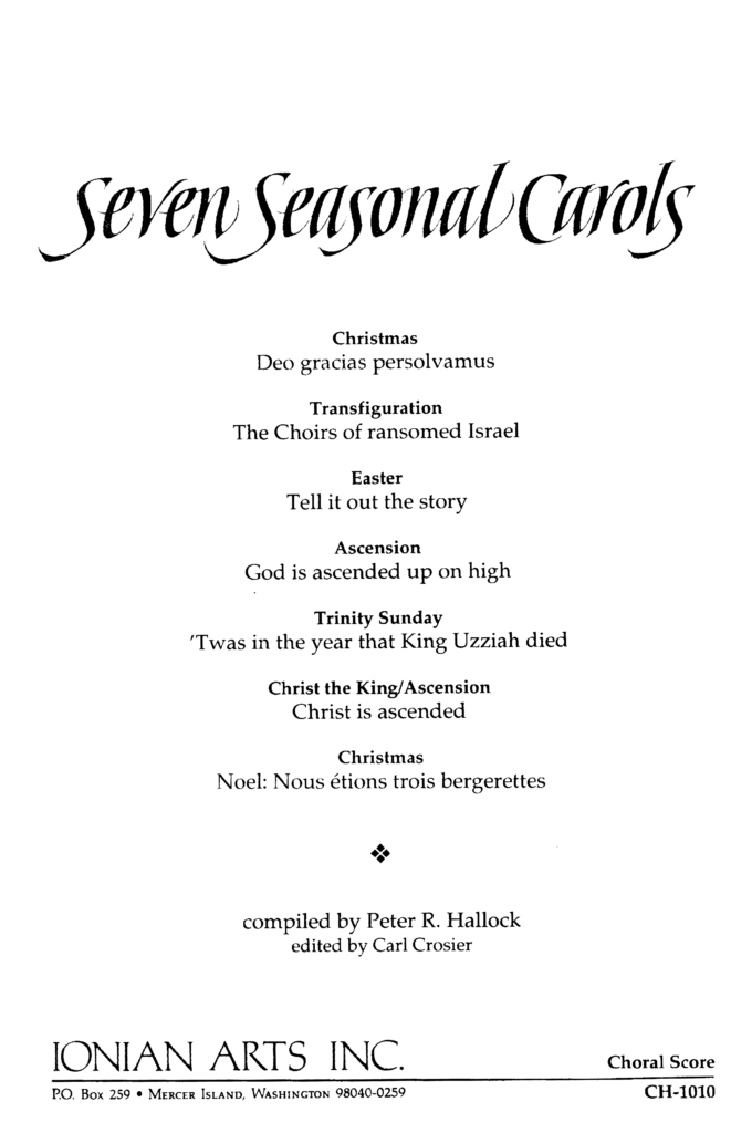 seven seasonal carols