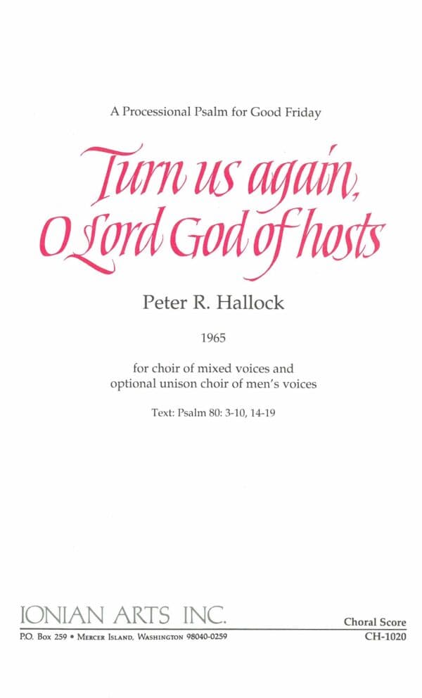 turn us again, o lord god of hosts