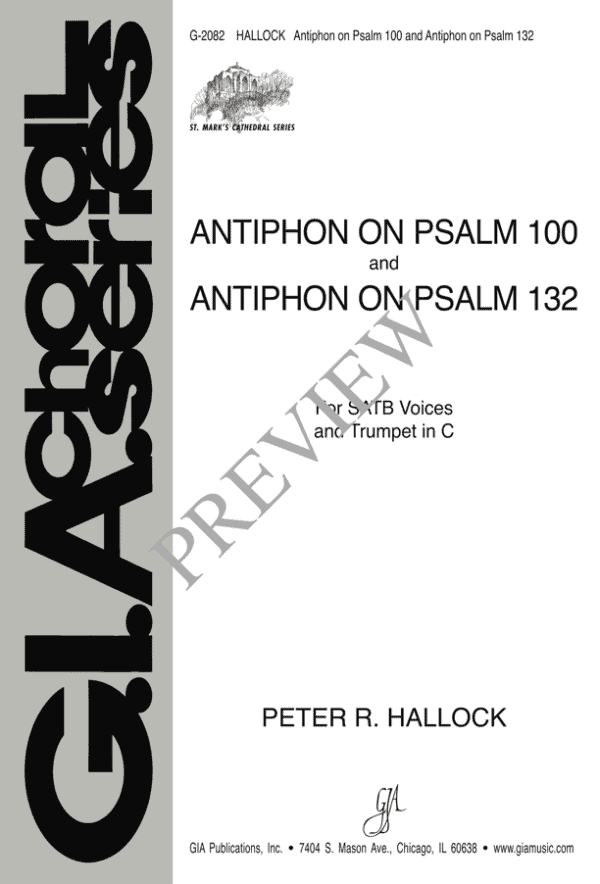 Antiphon on Psalm 100 and Antiphon on Psalm 132