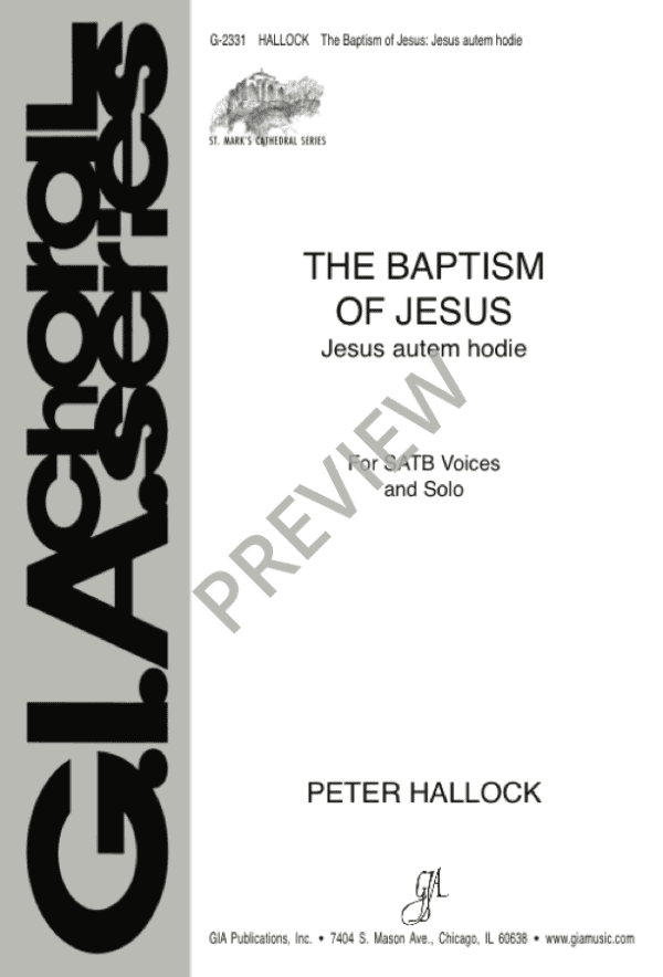 The Baptism of Jesus (Jesus autem hodie)