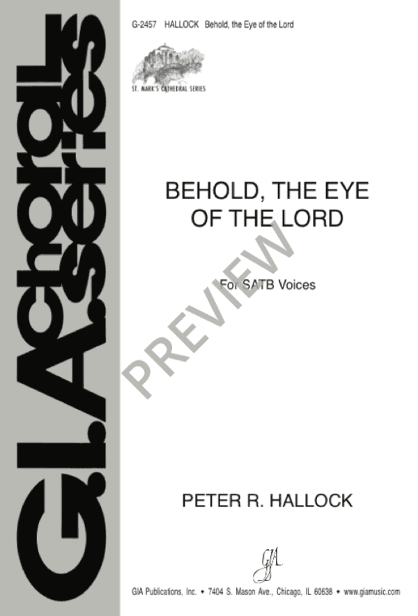 behold the eye of the lord
